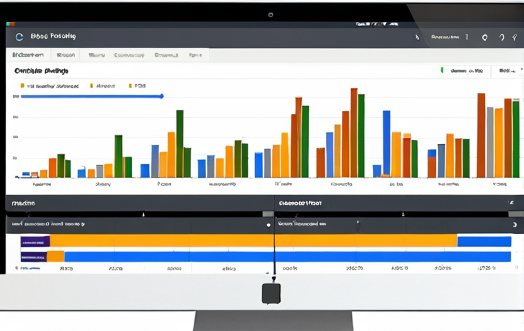 **
Prompt: A modern digital marketing dashboard displaying key performance indicators (KPIs) like website traffic, conversion rates, and ROI. Graph showing trends and patterns in data with the Google Data Studio logo subtly visible. The overall feel is clean, professional, and data-driven, visually appealing for Swedish marketers.
**