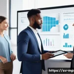 미디어 플래너의 성공적인 광고 캠페인 분석 - **"A diverse group of three marketing professionals, two women and one man, all in their late 20s to...