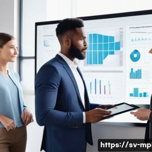 미디어 플래너의 성공적인 광고 캠페인 분석 - **"A diverse group of three marketing professionals, two women and one man, all in their late 20s to...