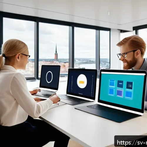 미디어 플래너가 준비해야 할 면접 질문 - A modern media planner office scene showing a diverse professional team collaborating around multipl...